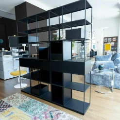 Regal Metall Fenix Schwarz mit Schüben