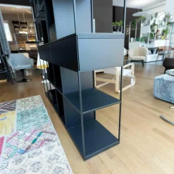 Regal Metall Fenix Schwarz mit Schüben