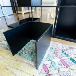 Regal Metall Fenix Schwarz mit Schüben