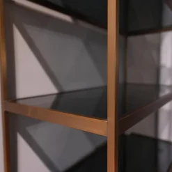 Regal Omega Gebürstetes Messing Finish Inklusive Glasplatten