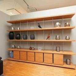 Regal Piano Design Bookshelf Eiche Mt Knoten Geölt Gewachst