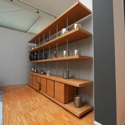 Regal Piano Design Bookshelf Eiche Mt Knoten Geölt Gewachst