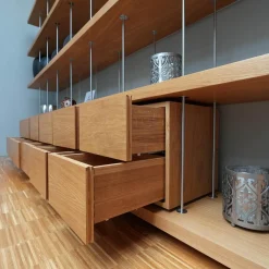 Regal Piano Design Bookshelf Eiche Mt Knoten Geölt Gewachst