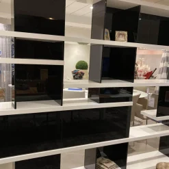 Regal Raumteiler Charlotte Schwarz Weiß