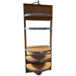 Regal Rondell Buche Massiv Lackiert Mit Drehachse