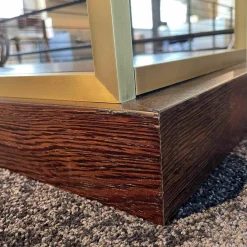 Regal Sideboard Bronxx Messing Geschliffen Brüniert Einlegeplatte Wenge