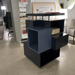 Regal Stack Holz Verschiedene Blautöne