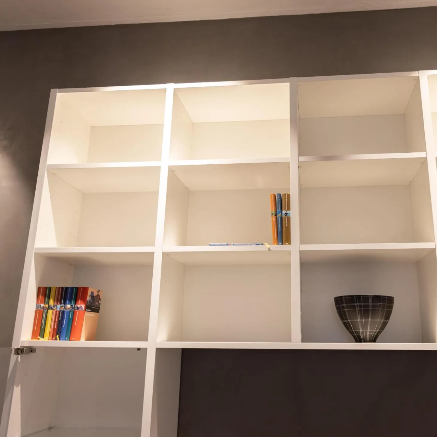 Regal Studimo Lackiert Matt M03 Schneeweiß mit Überbau