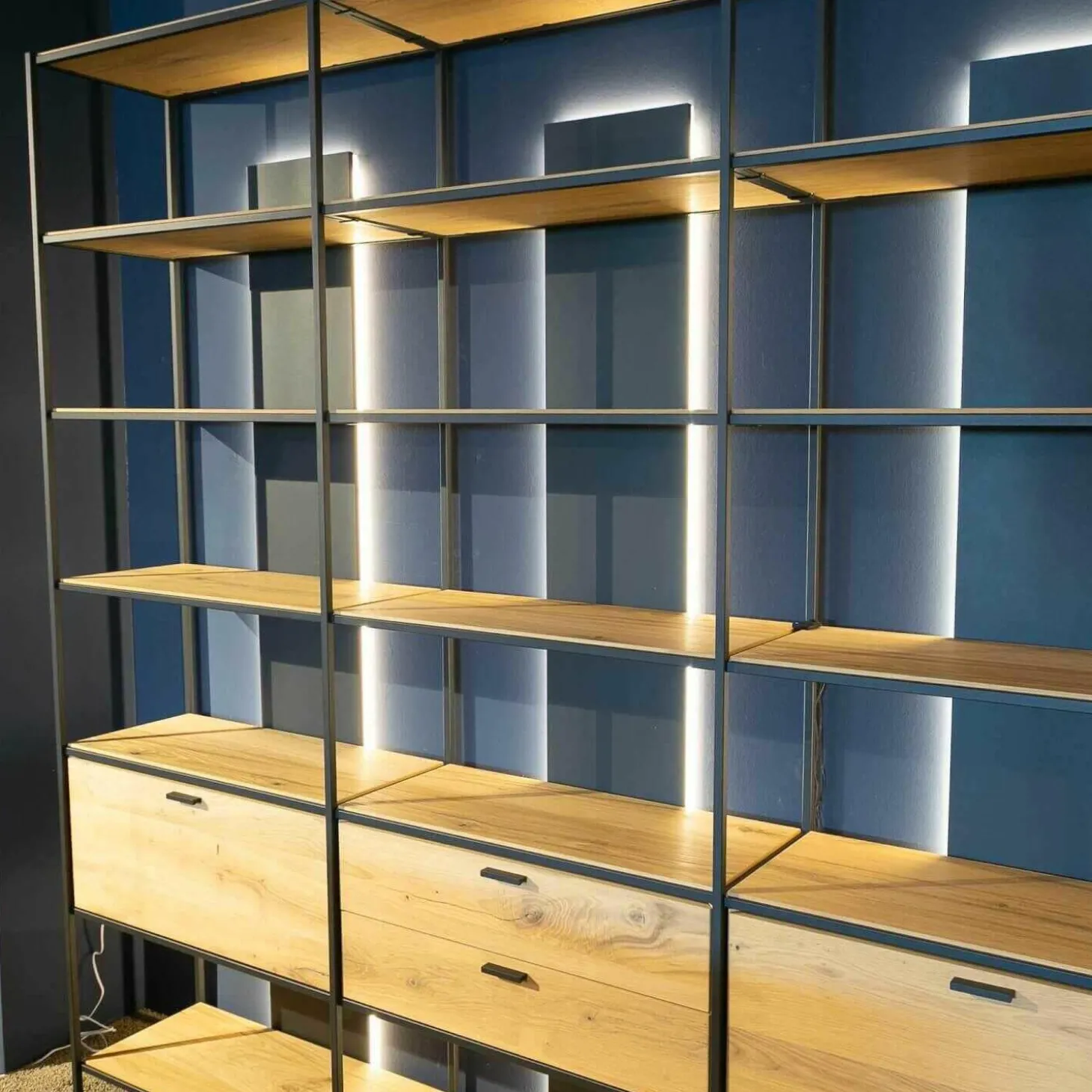 Regalelement Schöner Wohnen Line Massivholz Eiche Rustico Hell Geölt