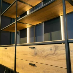 Regalelement Schöner Wohnen Line Massivholz Eiche Rustico Hell Geölt