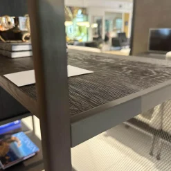 Regalsystem BC 06 RooM68 Eiche Geräuchert Anthrazit Geölt Und Aluminium Bronze Eloxiert