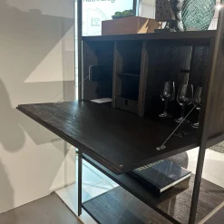 Regalsystem BC 06 RooM68 Eiche Geräuchert Anthrazit Geölt Und Aluminium Bronze Eloxiert