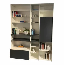 Regalsystem Grid Lack M03 Schneeweiß Und M21 Anthrazit