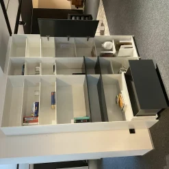 Regalsystem Grid Lack M03 Schneeweiß Und M21 Anthrazit