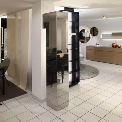 Regalturm Le Ragazze Formose Formosa In Piedi MDF Lackiert Weiß Inklusive Edelstahlverkleidung