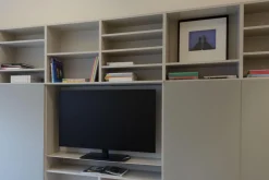 Regalwand Studimo Lack Greige 08 Mattglas Optiwhite