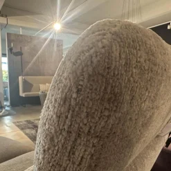 Relaxliege Roro 98 Stoff 4001 92 Hellgrau Füße Metall Schwarz Mit Rollen