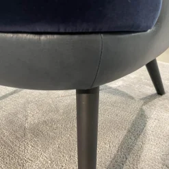 Relaxsessel 375 / 377 Bezug Rücken Vintage 1437 Night Blue Sitz Harald 2 792 Ocean