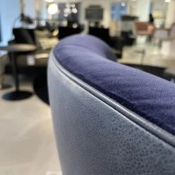 Relaxsessel 375 / 377 Bezug Rücken Vintage 1437 Night Blue Sitz Harald 2 792 Ocean