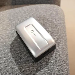 Relaxsessel 7803 26 U Stoff 24 Q2 Emotion Vulkan Grau Sternfuß Edelstahloptik Mit Kopfteilverstellung Motorisch