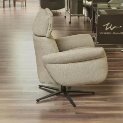 Relaxsessel 7150 Easy Swing Stoff Bodyflux 8 Farn Sternfuß Pulverbeschichtet Anthrazit