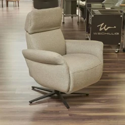 Relaxsessel 7150 Easy Swing Stoff Bodyflux 8 Farn Sternfuß Pulverbeschichtet Anthrazit