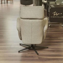 Relaxsessel 7150 Easy Swing Stoff Bodyflux 8 Farn Sternfuß Pulverbeschichtet Anthrazit