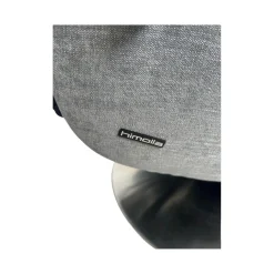 Relaxsessel 7050 Easyswing M Stoff Leeds Platin Grau Fuß Teller Edelstahloptik Mit Elektrischer Kopfteilverstellung