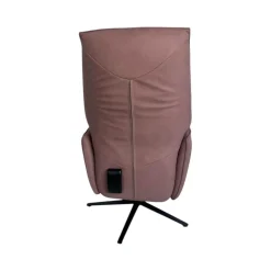 Relaxsessel 7911 S Lounger M Leder 27 Leonessa Lachs Braun Sternfuß Anthrazit Pulverbeschichtet Drehbar