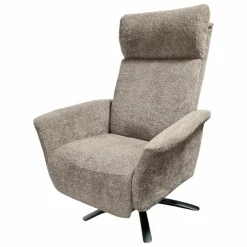 Relaxsessel 8036 Stoff Tefddy Light Brown Braun mit Massagefunktion