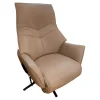 Relaxsessel 7911 Type 45V Leder Soft Nappa Island Beige Braun Sternfuß Stahl Anthrazit Mit Verstellung 1 Motorisch