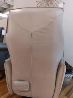 Relaxsessel 7911 Type 45V Leder Soft Nappa Island Beige Braun Sternfuß Stahl Anthrazit Mit Verstellung 1 Motorisch