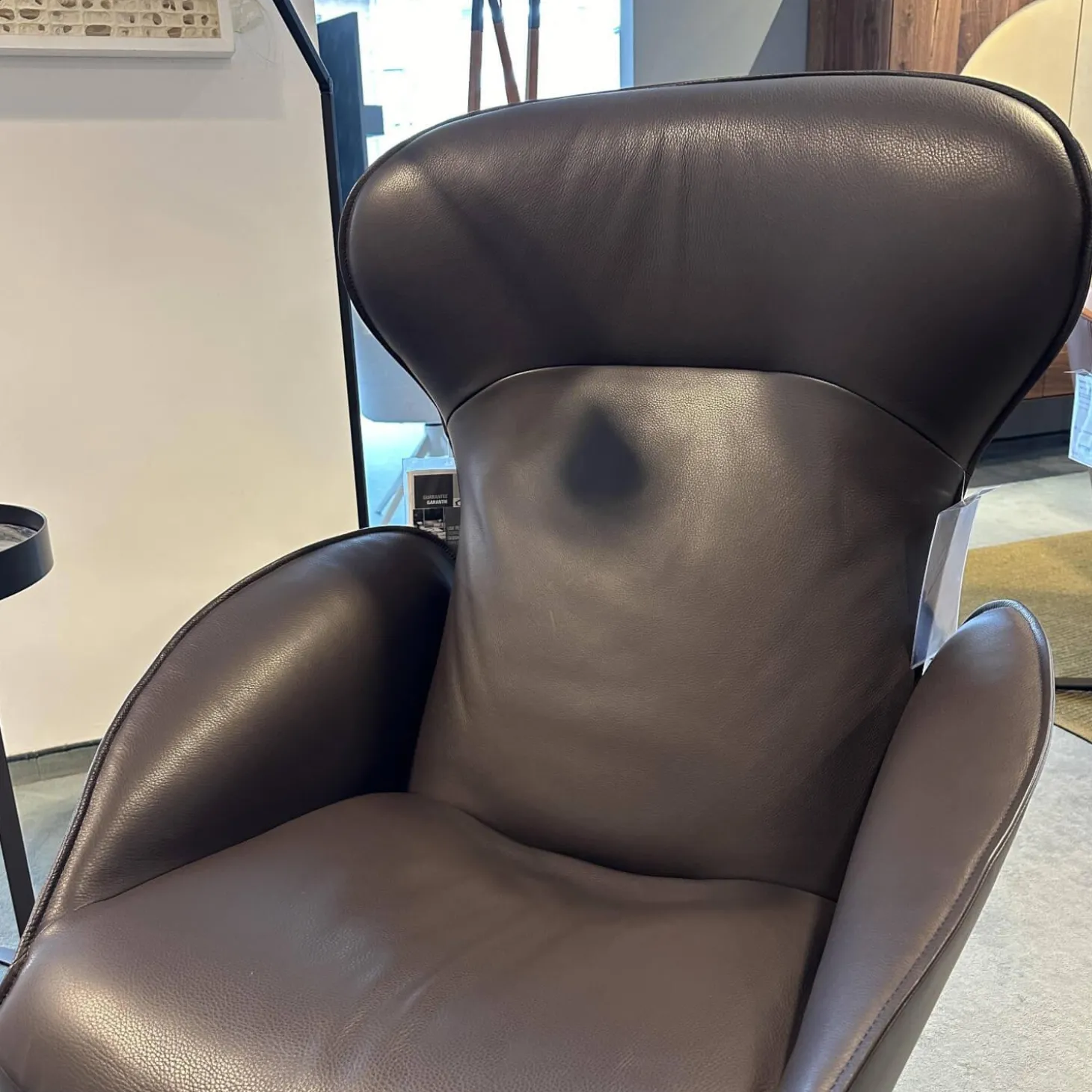 Relaxsessel Daydreamer JR 7450 Leder Lipando Fondente Braun 4 Stern Fuß Gewellt Schwarz Stufenlos Verstellbar