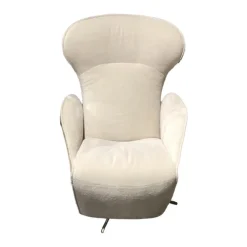 Relaxsessel Daydreamer Textil Leder Innen Mumble Außen Nubukleder Creme