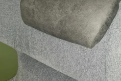 Relaxsessel Houston Relax Stoff Innen Carmen 158 Niagara Grau Außen Loreto 48a Steel Anthrazit Sternfuß Metall Schwarz