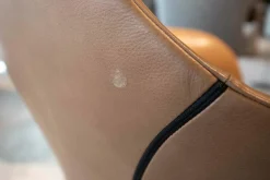 Relaxsessel Marvin Leder Country Ton Hellbraun Gestell Schwarz