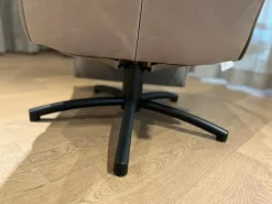 Relaxsessel Mensana Leder Lolita Alberto Braun Grau mit Verstellfunktion