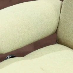 Relaxsessel Mit Hocker Tokyo Stoff Calido 579 Light Green Hellgrün Gestell Star 40 Alu