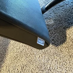 Relaxsessel Multi-Move Mini Yoga Leder Konia Bronzo Armlehne Mit Leder Bezogen gestell 5-Sternfuß Ellips Alu Chrom