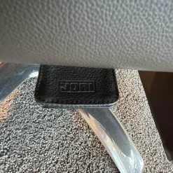 Relaxsessel Multi-Move Mini Yoga Leder Konia Bronzo Armlehne Mit Leder Bezogen gestell 5-Sternfuß Ellips Alu Chrom