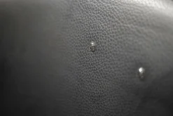 Relaxsessel Primo Leder Polo Schwarz mit Verstellfunktion