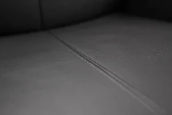 Relaxsessel Primo Leder Polo Schwarz mit Verstellfunktion