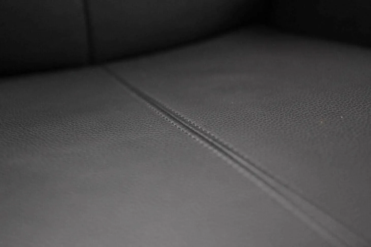 Relaxsessel Primo Leder Polo Schwarz mit Verstellfunktion