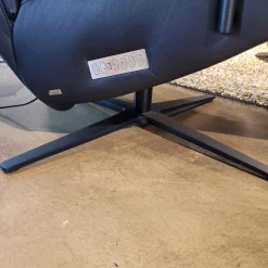 Relaxsessel Rafael Leder Nero PG L30 Medium Schwarz Kreuzfuß Schwarz Relaxfunktion Motorisch