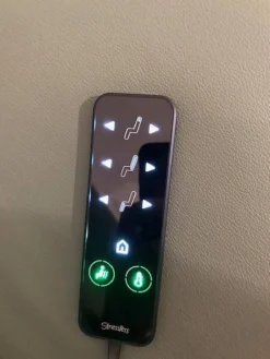 Relaxsessel Sam Leder 94 Paloma Fog 37 Grün mit elektrischer Relaxfunktion