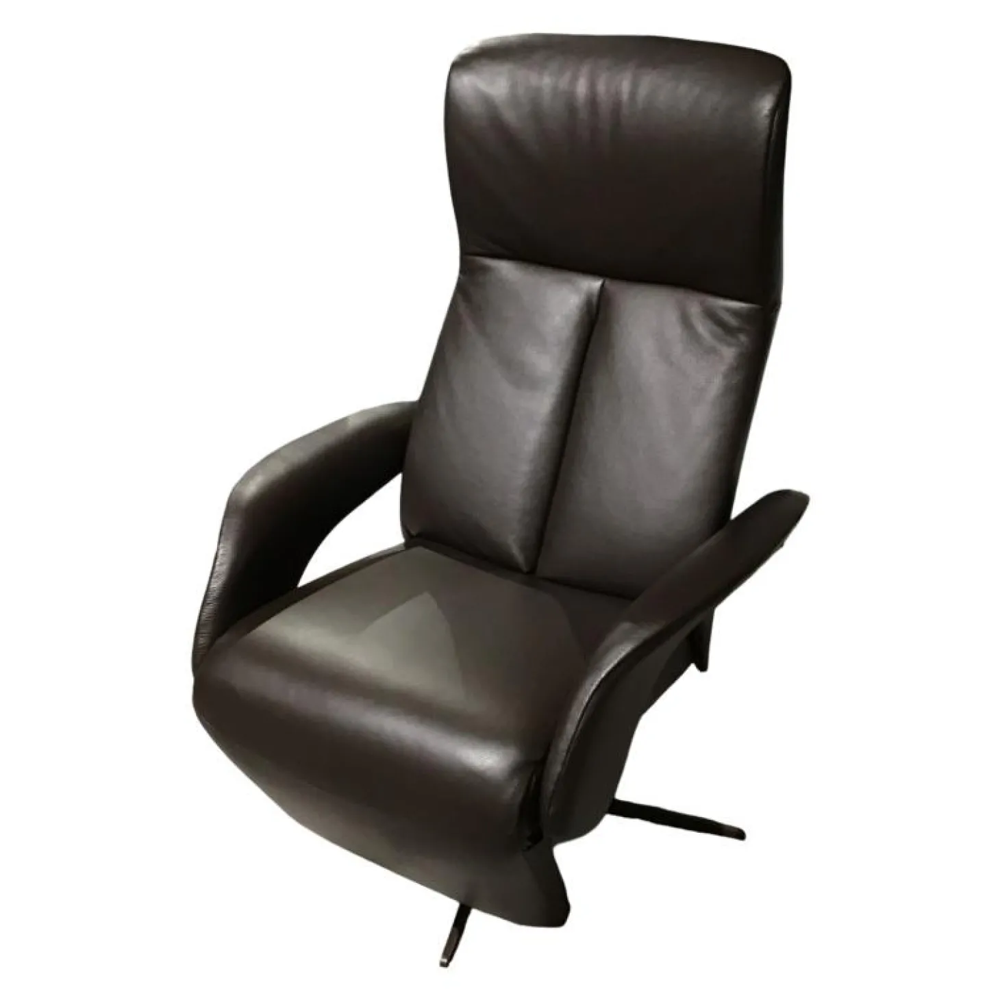 Relaxsessel Symphony 3860 Multi Move Leder Celia Bruno Braun Gestell Bronze