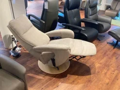 Relaxsessel Tulsa Stoff 20 Longlife Easy Desert Beige mit Funktion