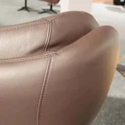 Relaxsessel Vegas Bezug Leder Dea 4040 Darkbrown Braun Sternfuss Schwarz Matt Mit 3 Motorischer Verstellung