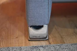 Relaxsofa Metropolitan Stoff Silva Grey Grau mit Kopfstütze