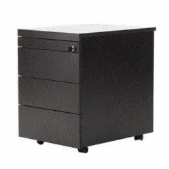 Rollcontainer Basic C Unidekor Schwarz